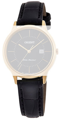 bracelet en cuir Orient UL00F011G0 14mm (pour le modèle RF-QA00), noir