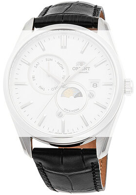 bracelet en cuir Orient UL014011J0 20mm (pour modèles RA-AK03, RA-AR00), noir