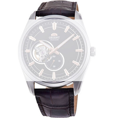 bracelet en cuir Orient UL014012J0 22mm (pour modèle RA-AR00), marron