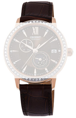 bracelet en cuir Orient UL028012P0 18mm (pour modèle RA-AK000), marron