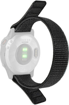 bracelet en nylon Ricardo Cortina 26mm, Black, à enfiler