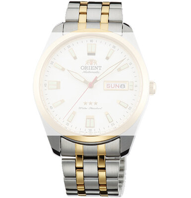 bracelet en acier inoxydable Orient KDFFUSZ 20mm (pour modèle RA-AB00), bicolore
