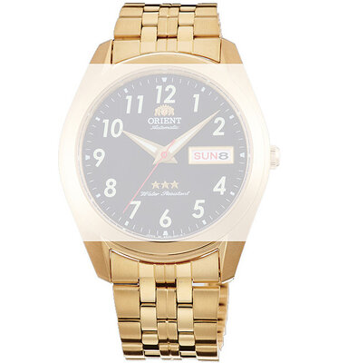 bracelet en acier inoxydable Orient KDFJLAA 20mm (pour modèle RA-AB00), doré