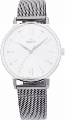 Bracelet en acier inoxydable Orient UM00C112J0 16mm (pour modèle RA-QC17), argenté, maille milanaise