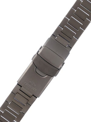bracelet en acier inoxydable Orient UM00J117N0 20mm (pour modèle RA-AC0L), noir