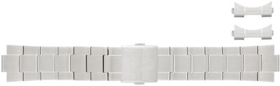 bracelet en acier inoxydable Orient UM01A113J0 22mm (pour modèles RA-AC0H, RA-AK04), argenté