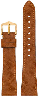 bracelet en cuir Hirsch Giffone L 01875070-1, marron, veau, longueur L, Quick Release