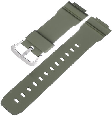 Bracelet en silicone Casio 26mm (pro Casio G-Shock GM-5600B), vert