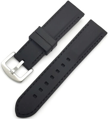 bracelet en silicone Ricardo Fermo, noir