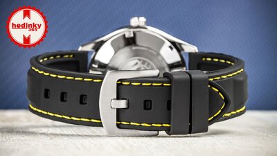 bracelet en silicone Ricardo Fermo, noir V2