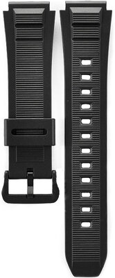 Bracelet en résine Casio 20mm (pro Casio MWA-100H), noir