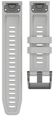 bracelet en silicone Ricardo San Martino 26mm, Gray, QuickFit