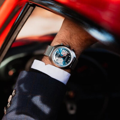 Edox Sportsman Automatic 08202-3bu-buin Limited Edition 600pcs (+ bracelet de rechange)