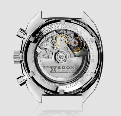 Edox Sportsman Automatic 08202-3bu-buin Limited Edition 600pcs (+ bracelet de rechange)