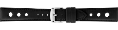 Bracelet en cuir Morellato Tropea 5968D99.019 M, noir, matériau recyclé