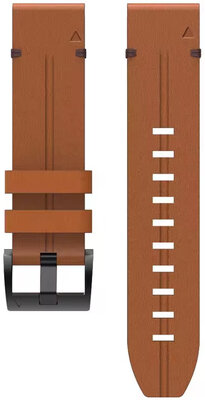 bracelet en cuir Ricardo Colfosco 26mm, Brown, QuickFit