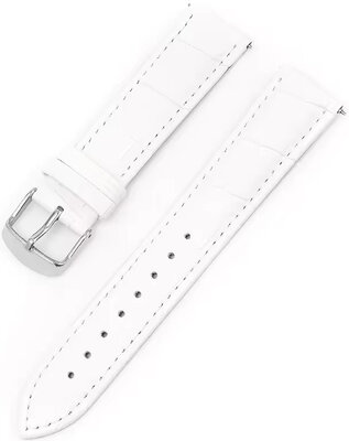 Bracelet en cuir Ricardo Paulli, blanc