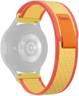 bracelet en nylon Ricardo Carezza 20mm, Orange, Quick Release