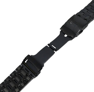 Bracelet en acier inoxydable Ricardo Citerno, noir
