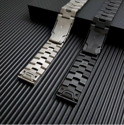 Bracelet en acier inoxydable Ricardo Cafragna 22mm, Silver, QuickFit