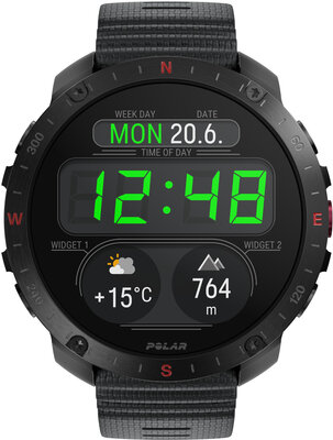 Polar Grit X2 Pro Night Black V1, taille S-L