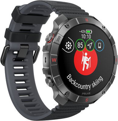 Polar Grit X2 Pro Titan, taille M/L (+ bracelet de rechange)
