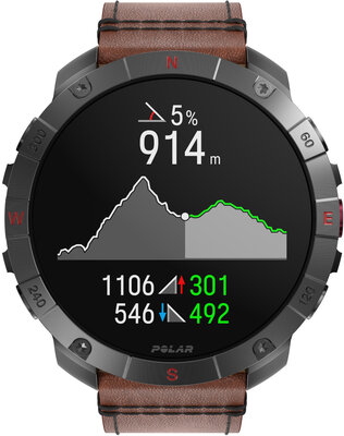 Polar Grit X2 Pro Titan, taille M/L (+ bracelet de rechange)