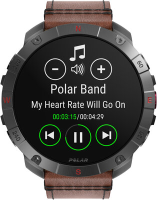 Polar Grit X2 Pro Titan, taille M/L (+ bracelet de rechange)