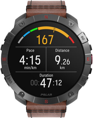 Polar Grit X2 Pro Titan, taille M/L (+ bracelet de rechange)