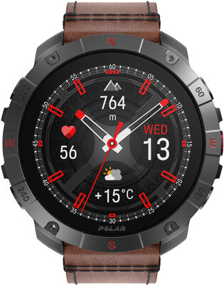 Polar Grit X2 Pro Titan, taille M/L (+ bracelet de rechange)
