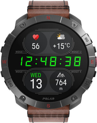Polar Grit X2 Pro Titan, taille M/L (+ bracelet de rechange)