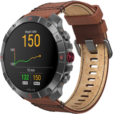 Polar Grit X2 Pro Titan, taille M/L (+ bracelet de rechange)