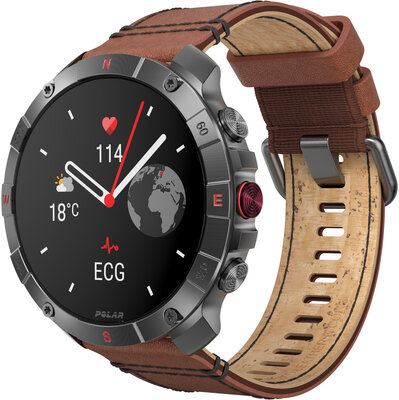 Polar Grit X2 Pro Titan, taille M/L (+ bracelet de rechange)