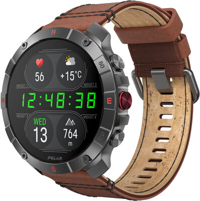 Polar Grit X2 Pro Titan, taille M/L (+ bracelet de rechange)