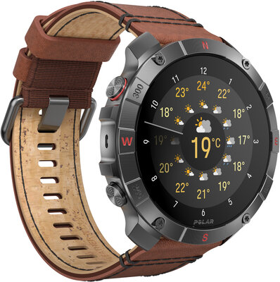 Polar Grit X2 Pro Titan, taille M/L (+ bracelet de rechange)