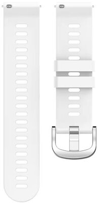 bracelet en silicone Ricardo Marmolada 18mm, White, Quick Release