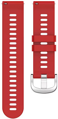 bracelet en silicone Ricardo Marmolada 18mm, Red, Quick Release