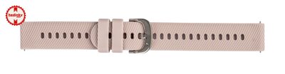 bracelet en silicone Ricardo Marmolada 18mm, Pink, Quick Release