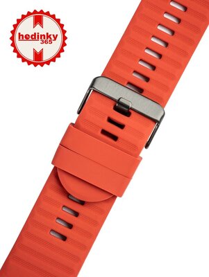 Bracelet en silicone Ricardo Livigno 26mm, Red, QuickFit