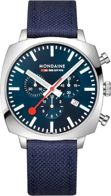 Mondaine Grand Cushion Quartz MSL.41440.LD.SET (+ bracelet de rechange)