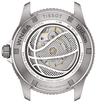 Tissot Seastar 1000 Wilson WNBA Automatic 80 T120.807.17.051.00 (+ bracelet de rechange)