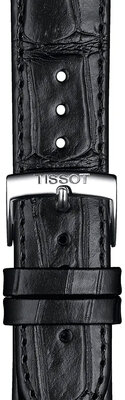 Bracelet en cuir noir Tissot T852.043.012