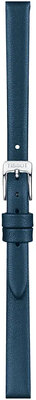 bracelet en cuir Tissot T852.043.163 9mm, bleu, Quick Release