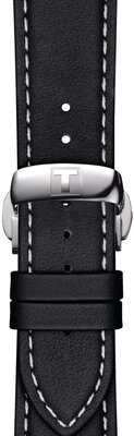 Bracelet en cuir noir Tissot T852.044.599