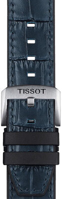 Bracelet en cuir bleu Tissot T852.046.765