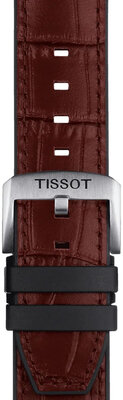 Bracelet en cuir Tissot T852.046.767 22mm, brun, Quick Release