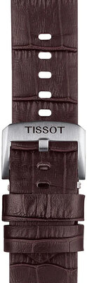 Bracelet en cuir brun Tissot T852.046.773
