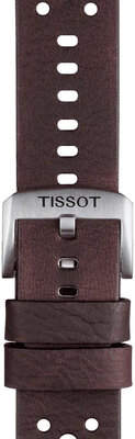 Bracelet en cuir brun Tissot T852.046.777