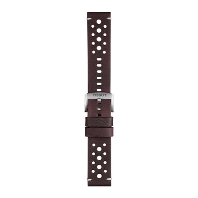 bracelet en cuir Tissot T852.046.777 22mm, marron, Quick Release