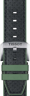 Bracelet en cuir noir Tissot T852.046.787